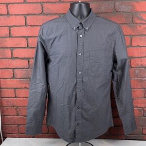 Everlane Men's Medium Grey Dress Shirt NWT -‎ Formal